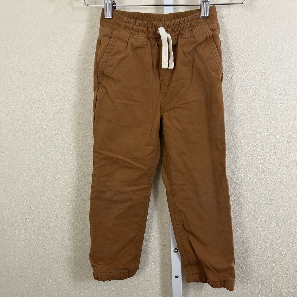 Hanna Andersson Lined Pants Boys 5 Jersey Flannel Lining